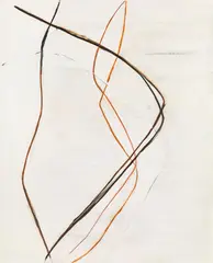 Suse Krawagna, Untitled, 2018, acrylic, marker on canvas; unframed