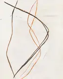 Suse Krawagna, Untitled, 2018, acrylic, marker on canvas; unframed