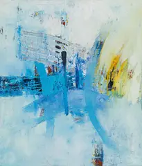 Sinasi Bozatli, High Seas, 2013, acrylic on canvas; framed