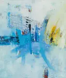 Sinasi Bozatli, High Seas, 2013, acrylic on canvas; framed