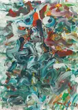 Otto Muehl, Untitled, 1983, oil on canvas