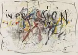 Untitled by Hans Staudacher, 1998, mixed media on paper; framed, sold Jun 2020