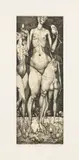 Ernst Fuchs, Maibild, 1949, etching; unframed