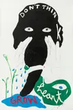 Zenita Komad, Don't think, 2006, mixed media on canvas; unframed