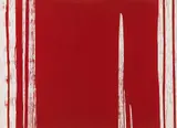 Hermann Nitsch, Herodiade, 1995, acrylic on molino; framed