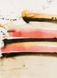 Markus Prachensky, Untitled, 1989, watercolour on paper; framed