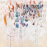 Sylvia K. Kummer, The body as a space for perception, mixed media on canvas; unframed