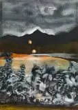 Nicolas Dellamartina, Mexico, 2018, oil on canvas; unframed