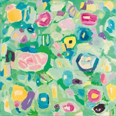 Ingrid Wald, Glade in spring, 1991, acrylic on canvas; unframed