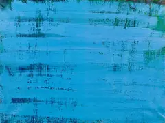 Peter Friedl, Untitled, 1988, oil on canvas; framed