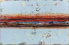 Drago J. Prelog, Partly dense traffic "Teilweise dichter Verkehr, 2010, acrylic on canvas; framed