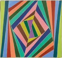Hildegard Joos, Untitled, 1972, oil on canvas; unframed