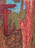 Hubert Schmalix, Belvedere 02008, 2002, oil on canvas