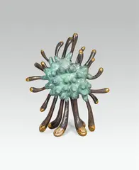 Mario Dalpra, Friendly Corona, 2018-2019, bronze, patinated