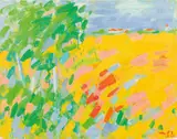 Otto Muehl, Heath in Parndorf, 1983, oil on canvas; unframed