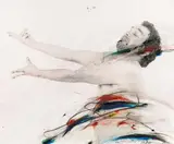 Untitled, Body Pose by Arnulf Rainer, mixed media on silver-gelatine print; framed, offered Jun 2020