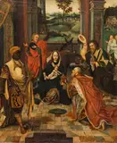 Master of 1518, The adoration of the Magi, c. 1520, oil on panel, parqueted