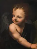 Bernardino Luini, Angel, oil on panel
