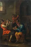 Jan Steen, In a tavern, oil on panel
