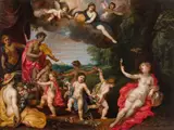 Jan Brueghel the Younger, Allegory of Love" (or "Allegory of Abundance")
