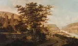 Claes Jansz. van der Willigen, River landscape, oil on panel