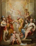 Francesco Corneliani, The seven gifts of the Holy Spirit, oil on canvas