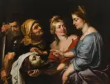 Gerard Seghers, Salome receiving the head of Saint John the Baptist, oil on canvas