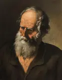 Francesco Fracanzano, Portrait of a bearded man, oil on canvas