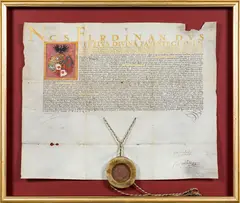 Ferdinand Iii., Grant of arms to Friedrich Tiszta de Lipstin