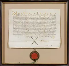 Maria Theresia, Donation of half of the town Selyeb in the Abu-Ujvár county (near Miskolc, nowadays county Borsod-Abaúj-Zemplén, northeastern Hungary), which belonged to the royal treasury since the uprising of Francis II Rákóczi, to the brothers Paul and Johann Tiszta de Lipstin