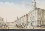 Balthasar Wigand, Die Jägerzeile mit der St. Johann Kirche in Wien