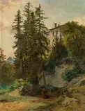 Friedrich Gauermann, Capuchin Monastery, Kapuzinerberg in Salzburg