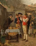 Friedrich Peter Hiddeman, Feine Sorte" (the finest variety), 1869, oil on canvas