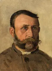 Winemaker by Ferdinand Schmutzer, c. 1895, oil on canvas; unframed, sold Jun 2020