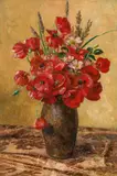 Marie Egner, Feldmohn"  (poppies)