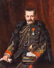 Paul Joanovits, Captain of the French army with the knight's cross of the legion of honour, oil on panel