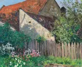 Alfred Zoff, Styrian landscape near Rottenmann in spring