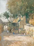 Robert Russ, Well near Voscol at Lake Garda