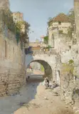 Robert Russ, Gässchen in Assisi (small alley in Assisi)