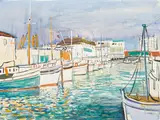 Ernst Huber, Monterey Harbor, California