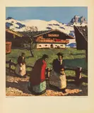 Alfons Walde, Mixed lot: five prints ("Frühling in Tirol", "Herbst in Tirol", "Winter in Tirol", "Bergsommer", "Bergfrühling")