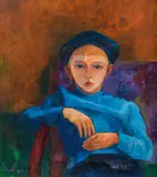 Maximilian Florian, Portrait of Paul, 1942, oil on canvas