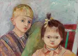 Maximilian Florian, Double portrait of Paul and Henriette, 1939, oil on canvas