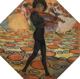 Richard Hartinger, The violinist, 1911, oil on canvas