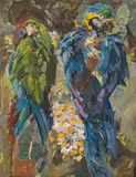 Carl Fahringer, Two parrots