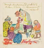 Oskar Laske, Die Taufe von Oskar Fiala (The baptism of Oskar Fiala)