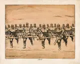 Albin Egger-Lienz, 1915, Prämienblatt der Gesellschaft für vervielfältigende Kunst, Vienna, 1915, original lithograph; unframed