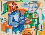 Hilde Goldschmidt, Mixed lot: three works on paper, mixed media on paper