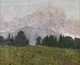 Felix Heuberger, Landscape with mountain range