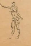 Albert Paris Gütersloh, Standing female nude